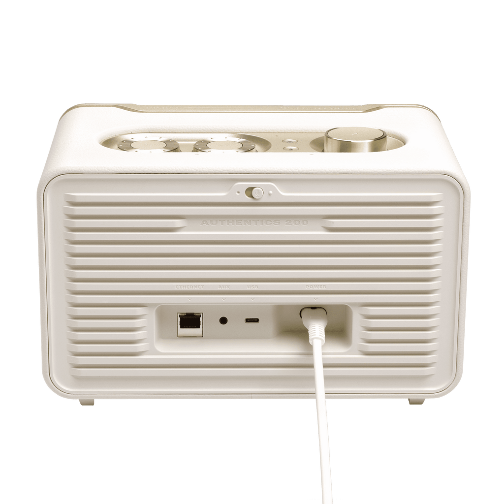 JBL Authentics 200 Bluetooth WiFi Speaker - White + 13-Month Axiom Care