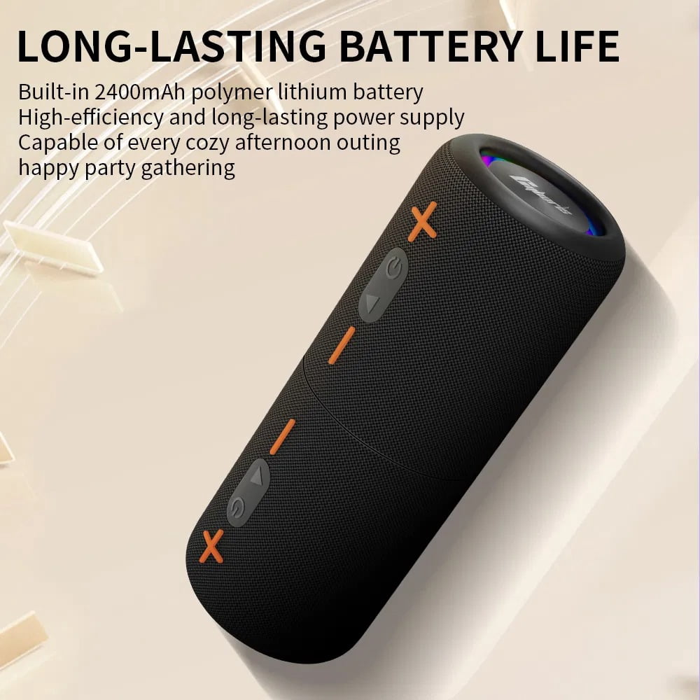2 in 1 Magnetic Split Bluetooth Speaker, 20W Waterproof Dual Splittable Wireless Stereo with 24H Playtime, True Wireless Pairing for Home