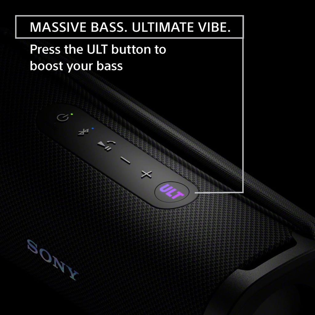 Sony ULT FIELD 1 Waterproof Portable Bluetooth Speaker, Black