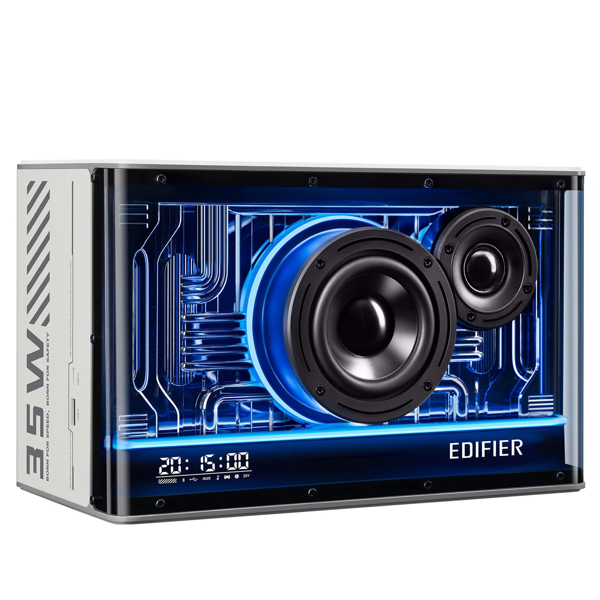 Edifier QD35 Bluetooth Tabletop Speaker 35 Watts High Res Audio (Black)