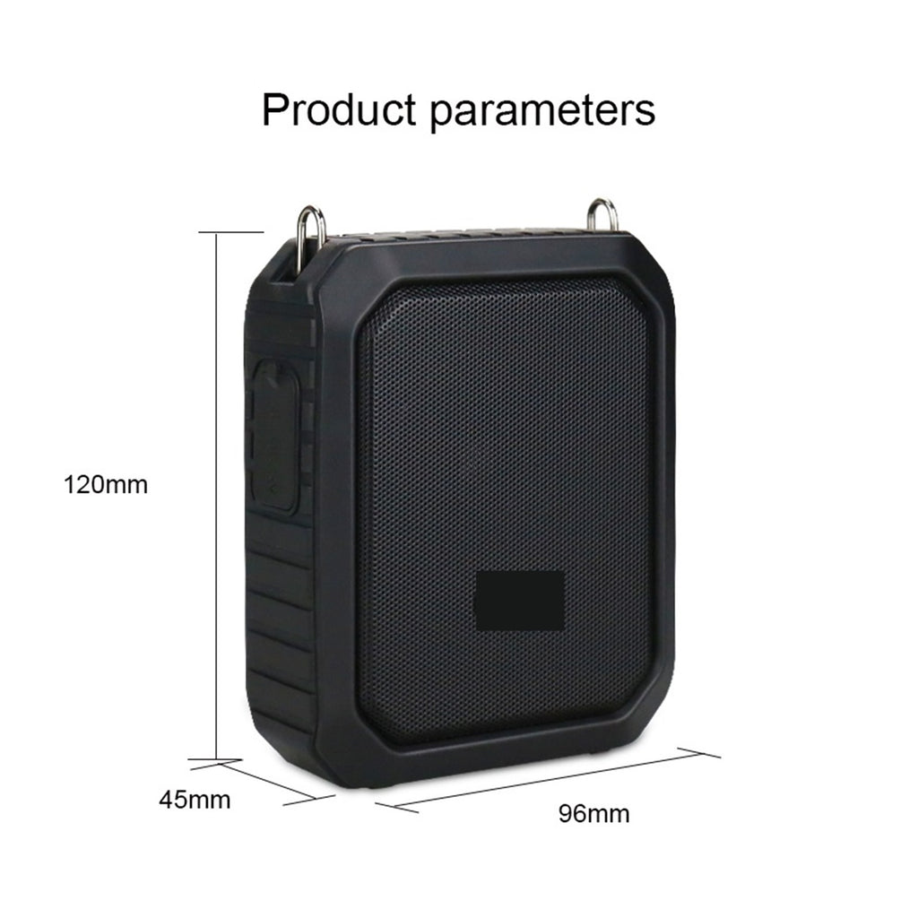 18W Portable Wireless Voice Amplifier For Teachers UHF Microphone Waterproof Speaker As 4400mAh Power Bank ,High Sound