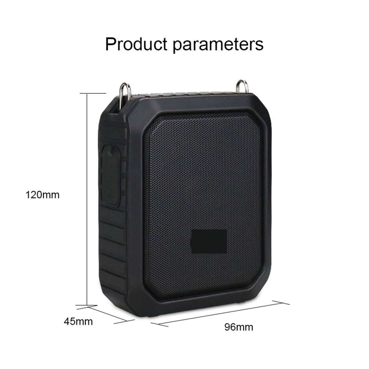 18W Portable Wireless Voice Amplifier For Teachers UHF Microphone Waterproof Speaker As 4400mAh Power Bank ,High Sound