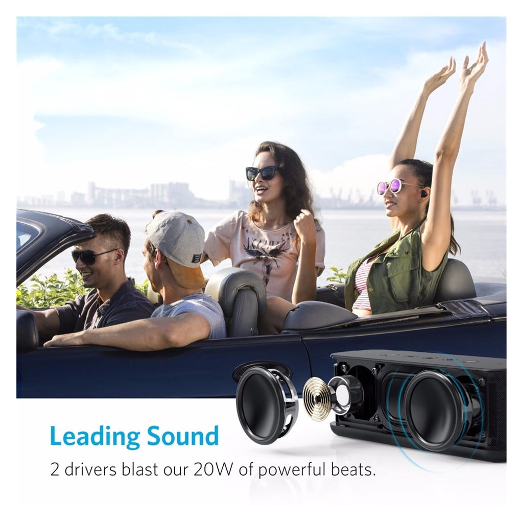 Bluetooth Speaker, Portable Speaker With Well-Balanced Sound, 12H Playtime, USB-C, IPX7 Waterproof ,Bike Audio