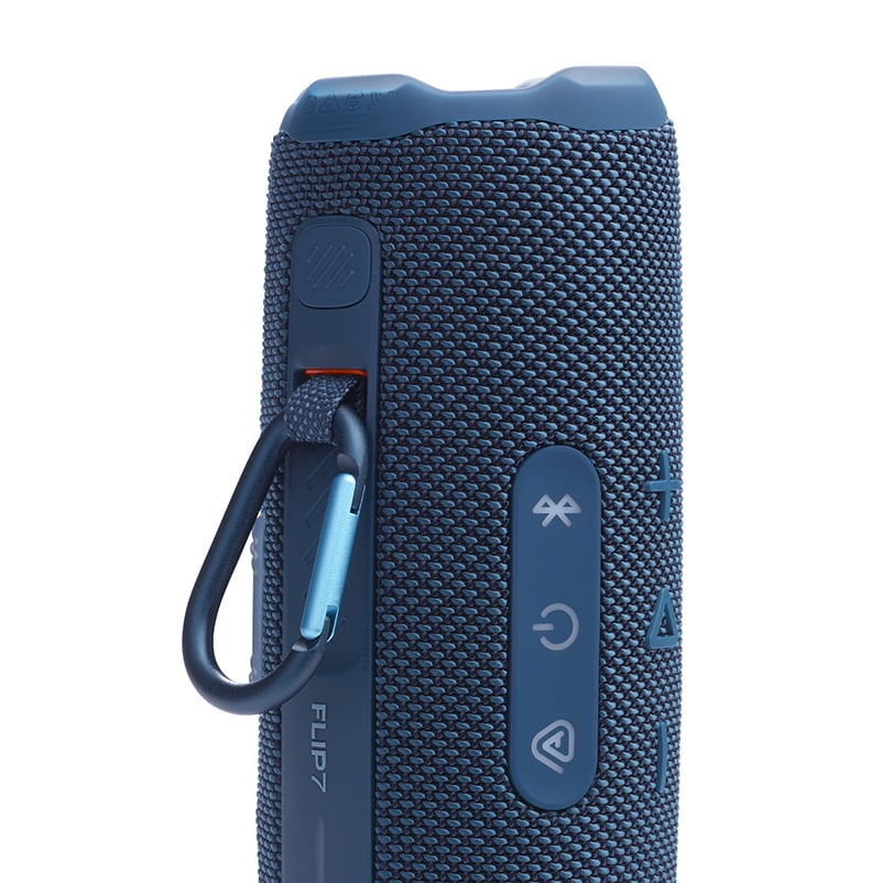 JBL FLIP 7 Waterproof Portable Speaker Bundle with gSport Carbon Fiber Case (Black)