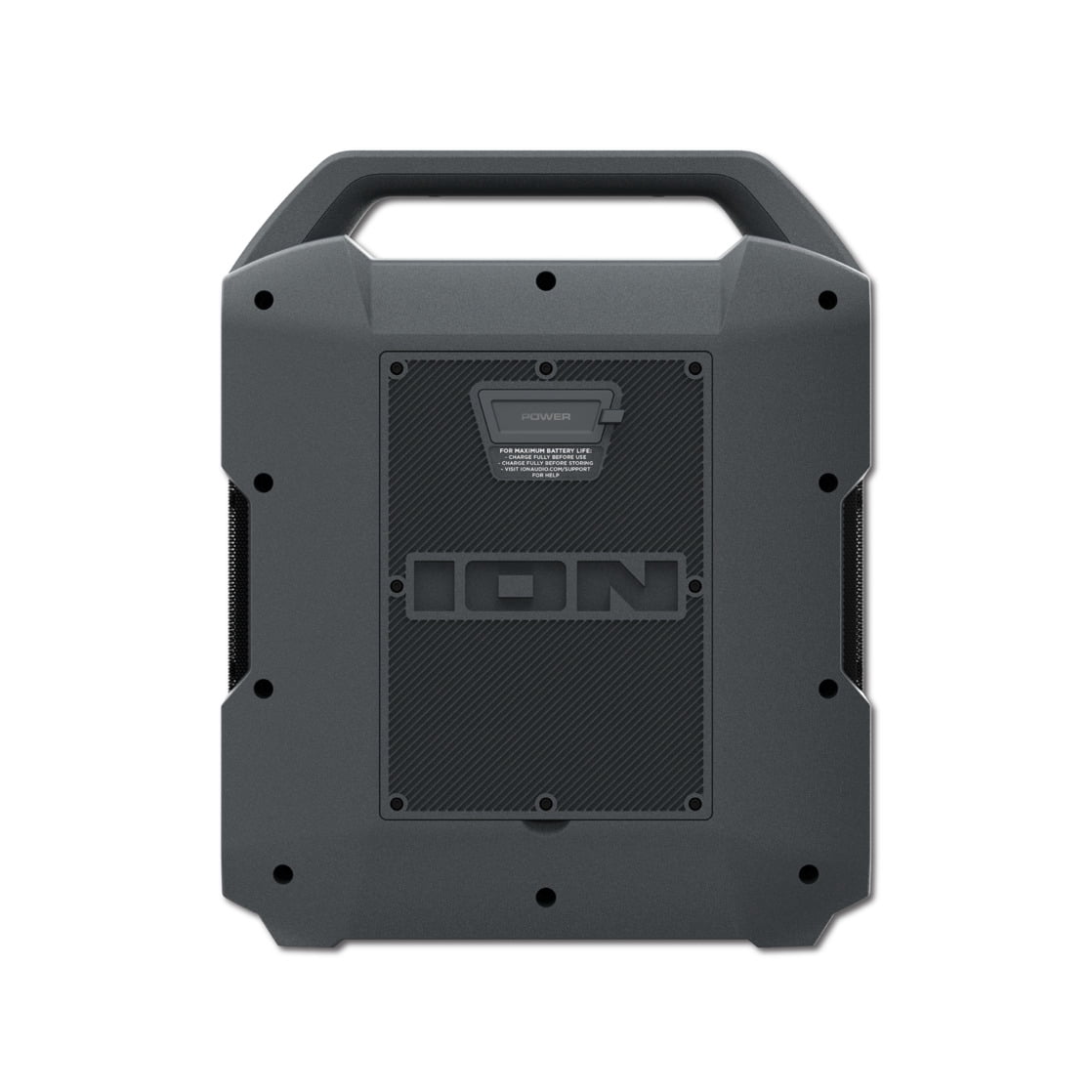(Open Box) ION Audio IPA163 Party Boom Plus Portable Bluetooth Speaker with Lights, 2 Speakers, Black