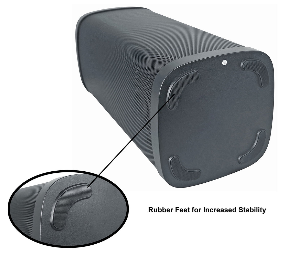 (2) Rockville BASS PARTY 65 V2 Rechargeable LED Wireless Link Bluetooth Speakers