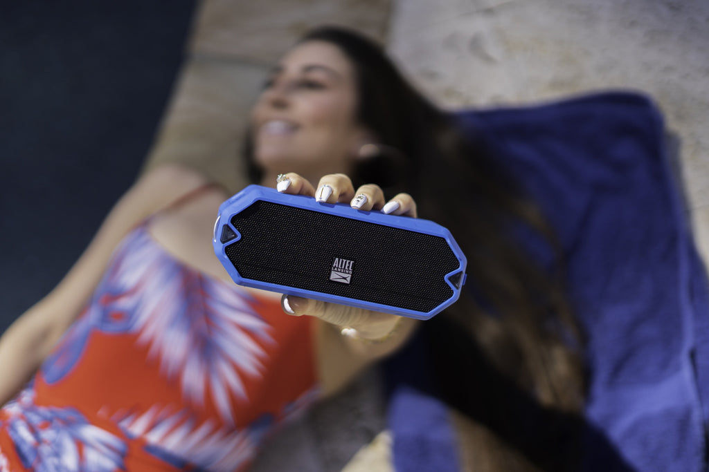 Altec Lansing HydraJolt Everythingproof Wireless Bluetooth Speaker, Royal Blue, IMW1200-RYB