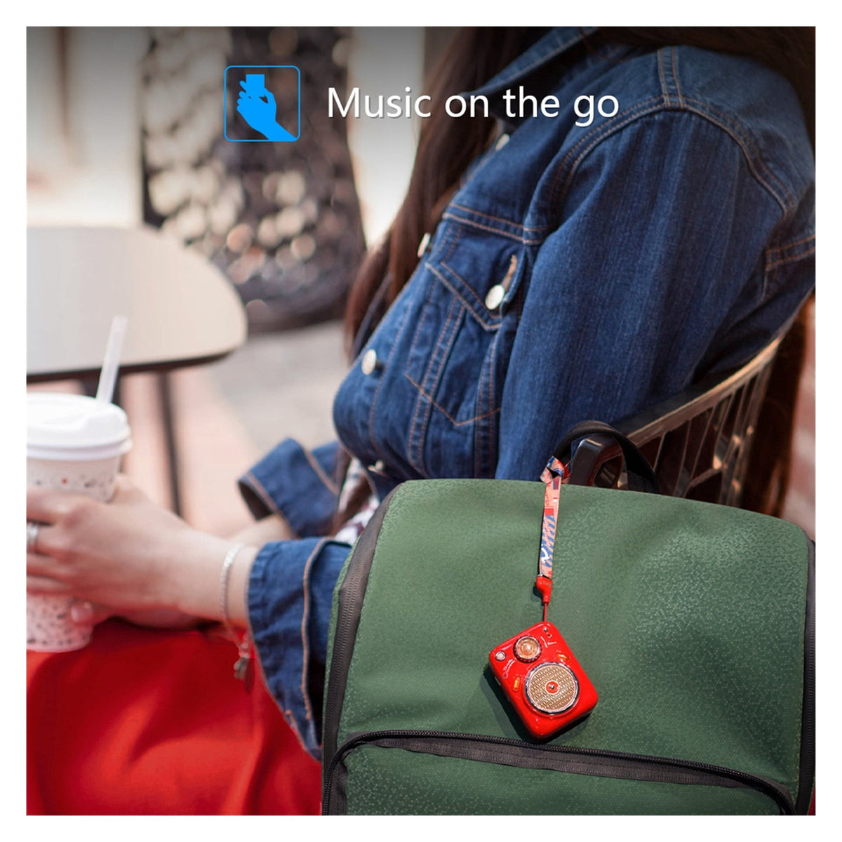 Mini Bluetooth Speaker With FM Radio,Cute Portable Outdoor Wireless Speaker ,Long Battery Life Support TF Card ,Bike Audio