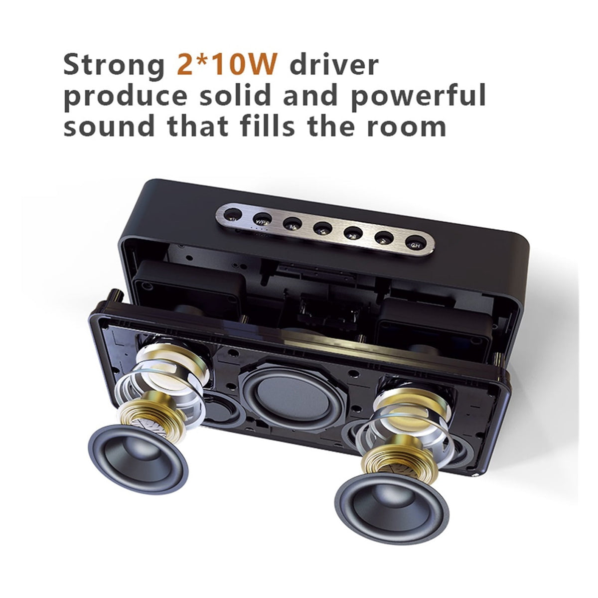 Portable Sound Box Bluetooth Speaker Wireless Dual Driver 3D Stereo Bass Subwoofer Home Loud Speaker Music Box
