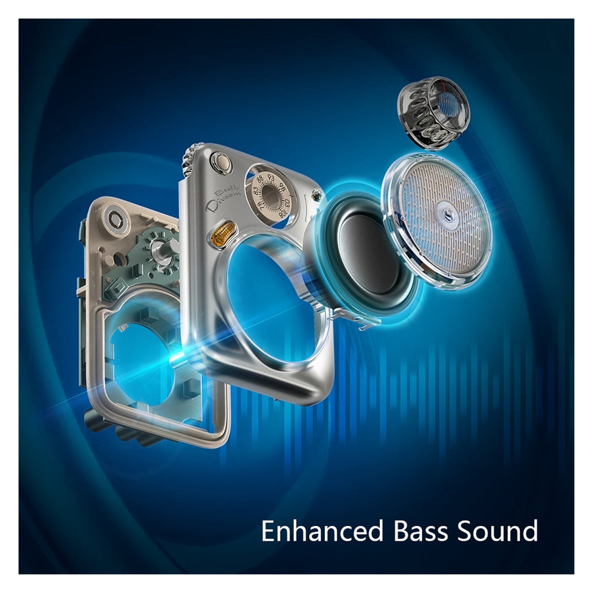 Mini Bluetooth Speaker With FM Radio,Cute Portable Outdoor Wireless Speaker ,Long Battery Life Support TF Card ,Bike Audio