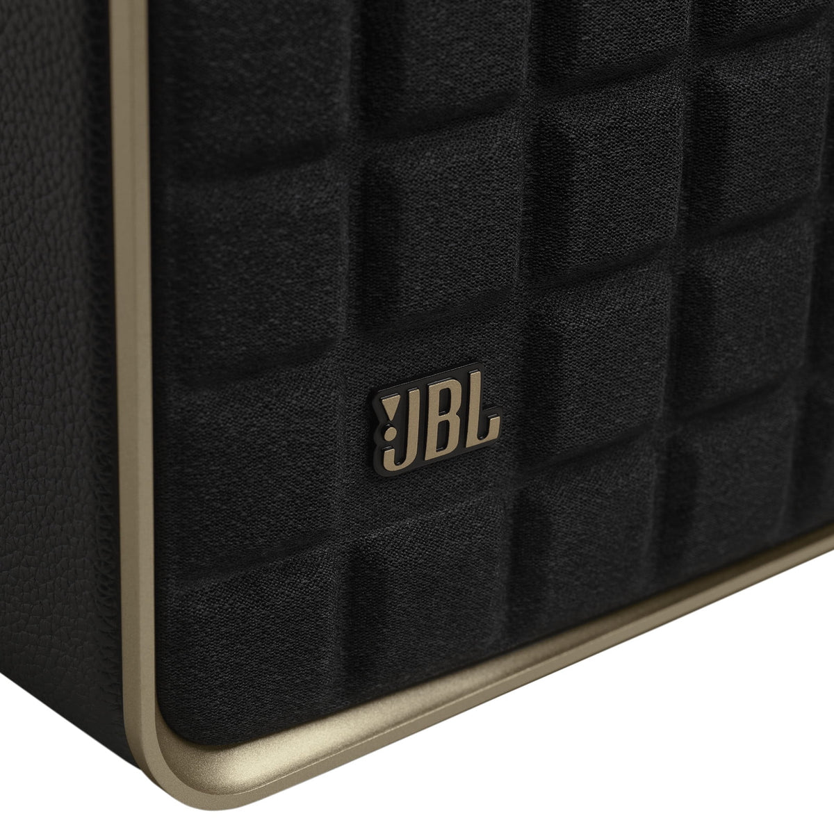 JBL Authentics 300 - Portable smart home speaker with Wi-Fi, Bluetooth and voice assistants with retro design. - Black