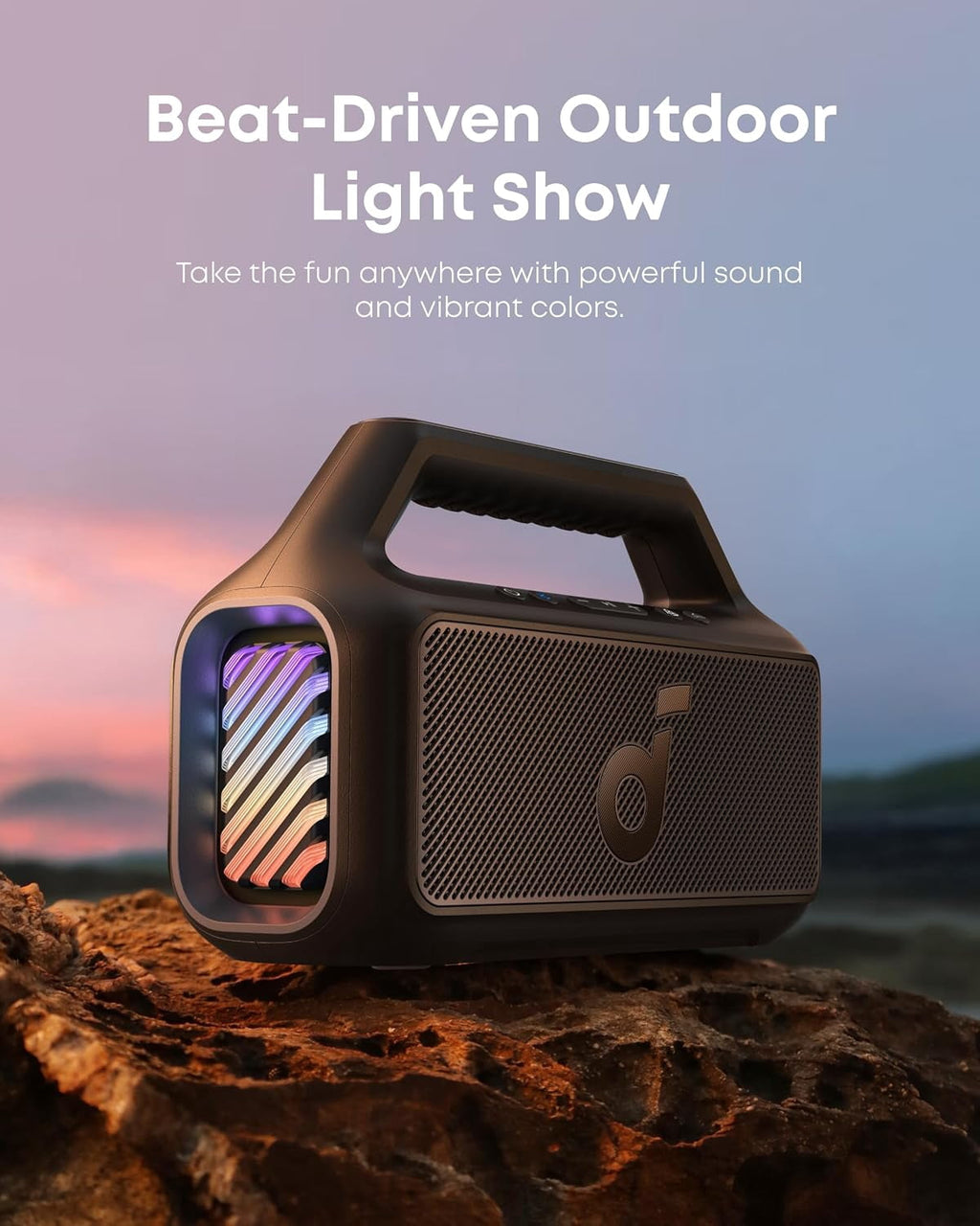 soundcore Boom 2 By Anker Outdoor Speaker with USB C Charger Block 20W (Nano Pro)