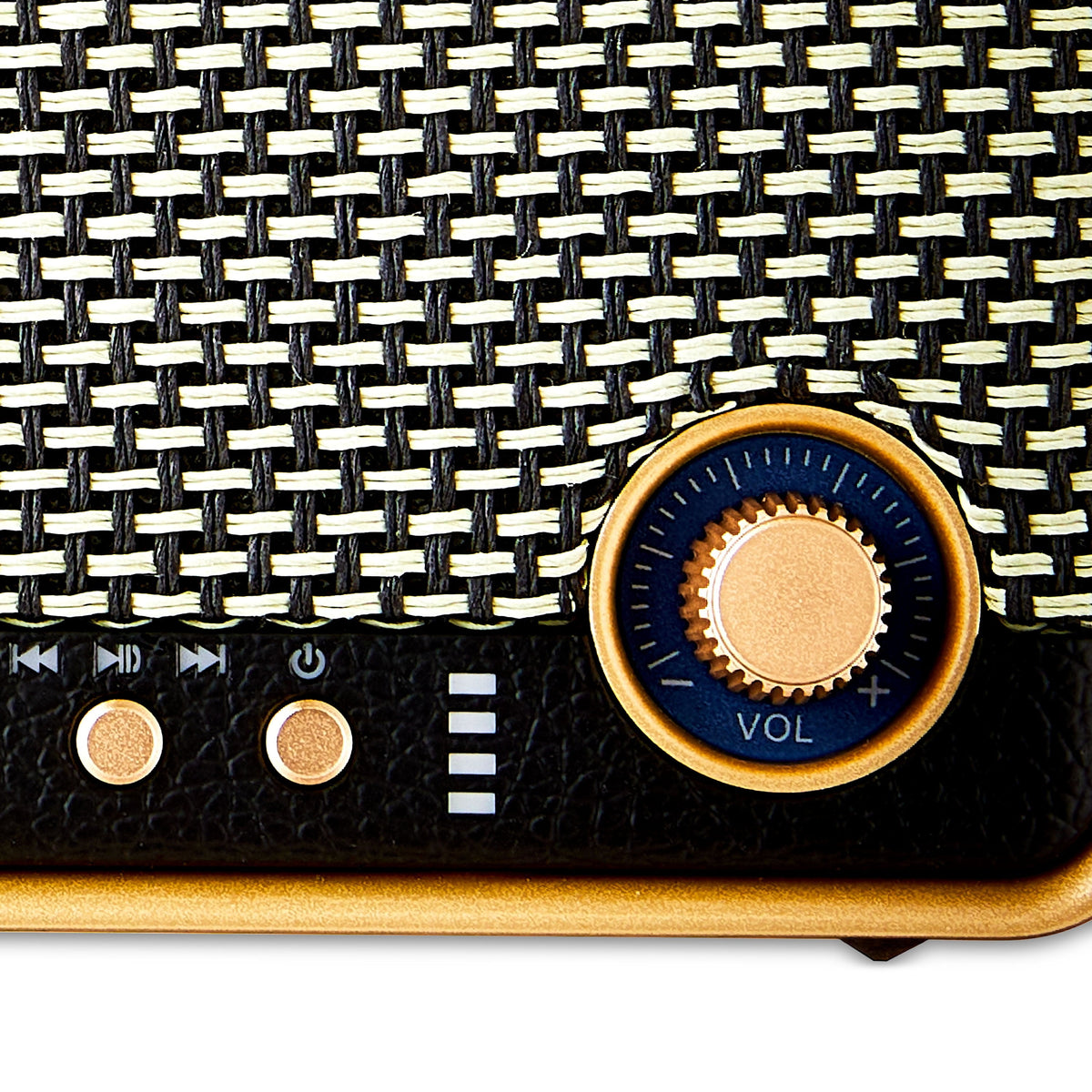 onn Medium Black Wi-Fi Speaker with Multi-Directional Sound and Bluetooth