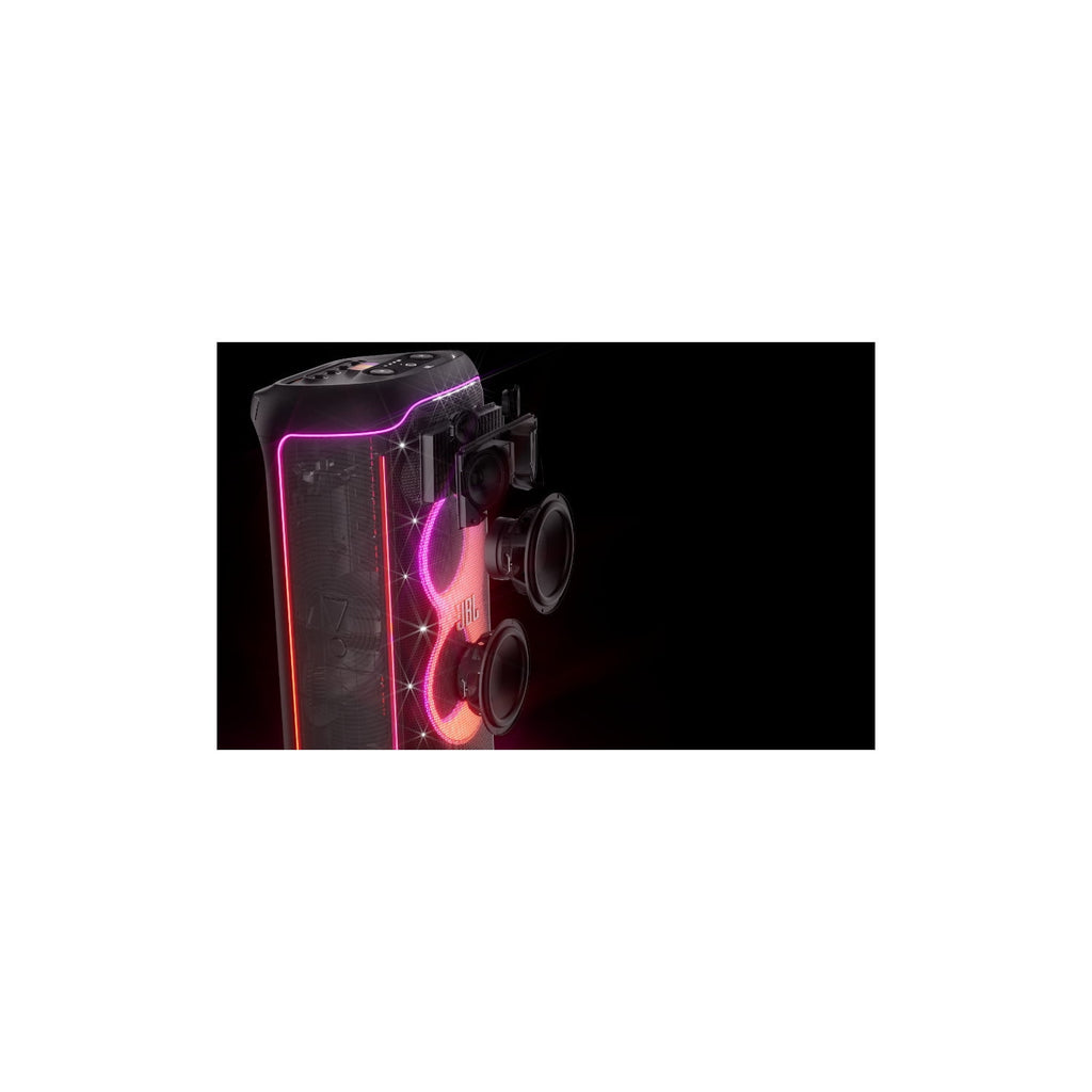 JBL PartyBox Ultimate - Massive party speaker with powerful sound, multi-dimensional lightshow, and splashproof design. - Black