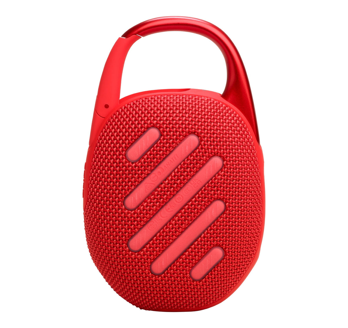 JBL Clip 5 Bluetooth Speaker and divvi! Protective Case Bundle - Red