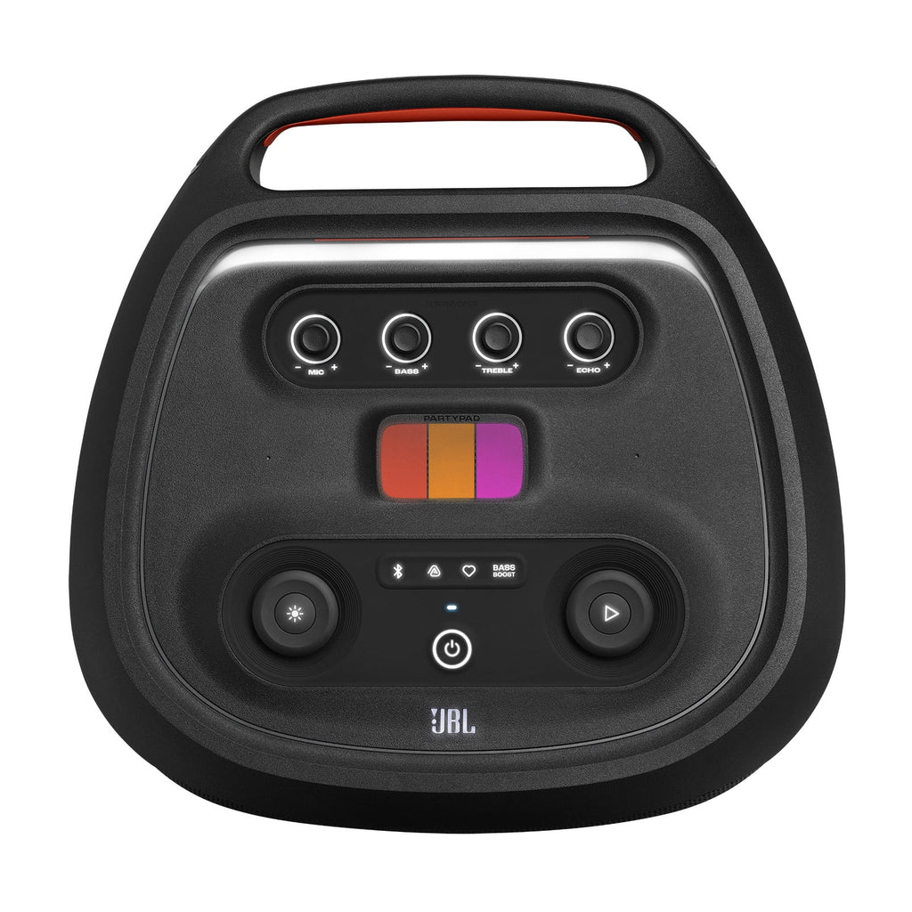 JBL PartyBox Ultimate - Massive party speaker with powerful sound, multi-dimensional lightshow, and splashproof design. - Black