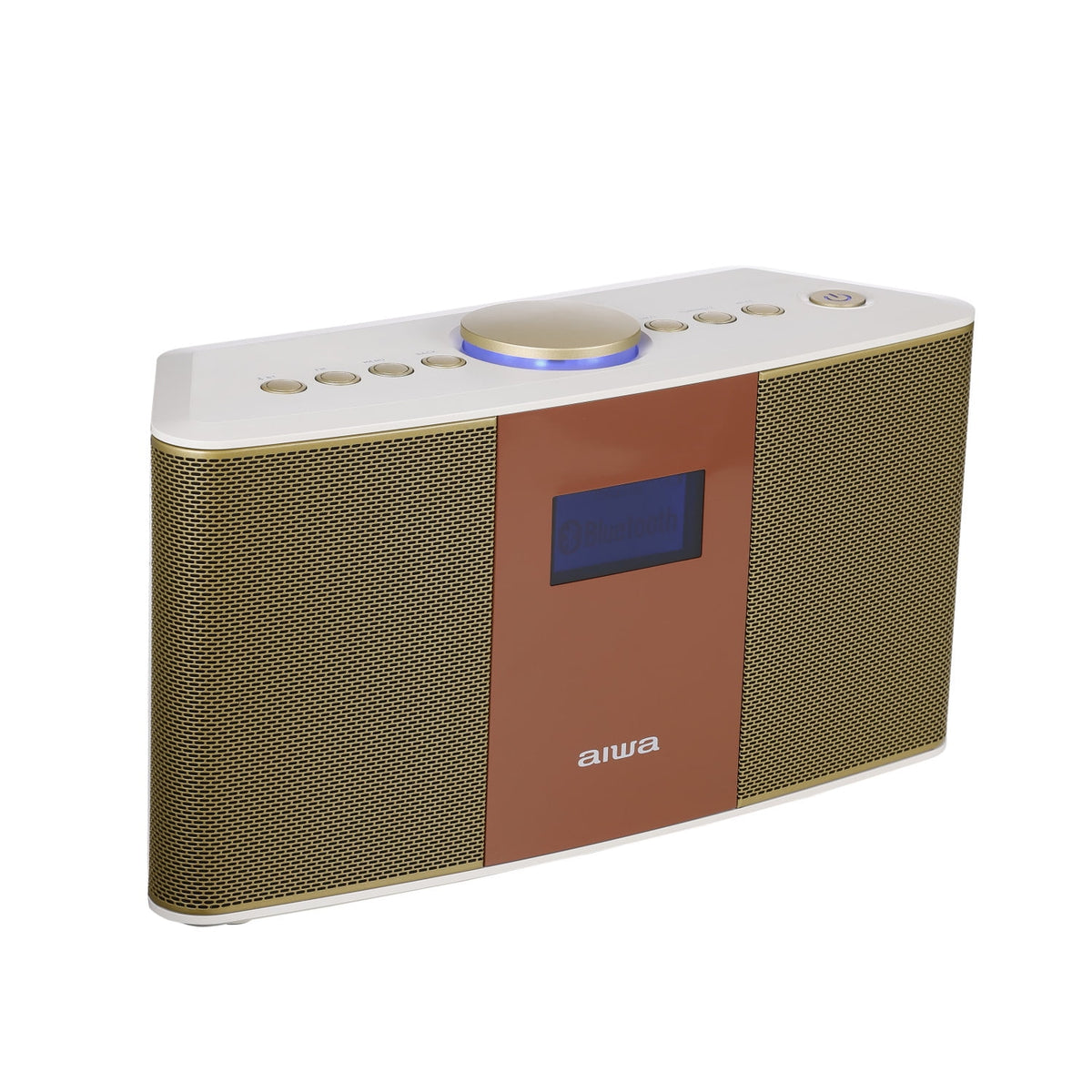 Aiwa Exos-5 Wireless Bluetooth Hi-Fi Home Speaker with FM Radio, Alarm Clock and Remote Control for Home Audio