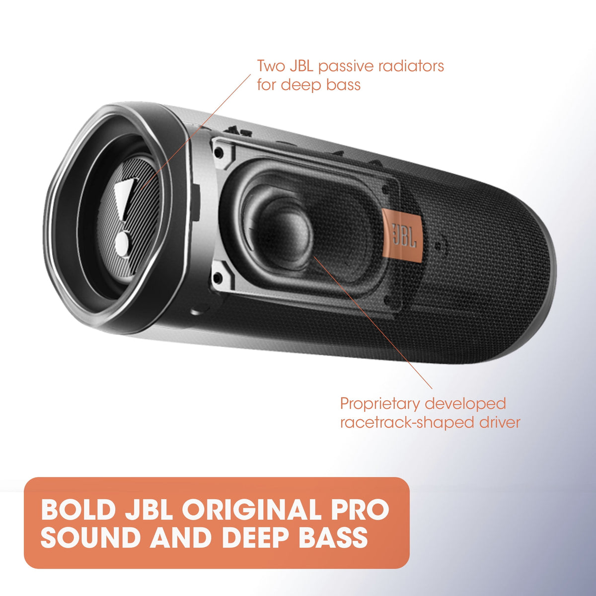 JBL Flip 5 Portable Bluetooth Speaker with Waterproof, 2 Speakers, Black