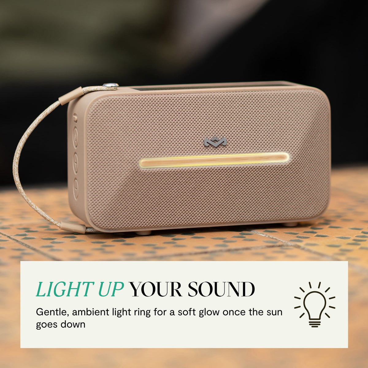 House of Marley Rise Up Solar Bluetooth® Speaker - Blue