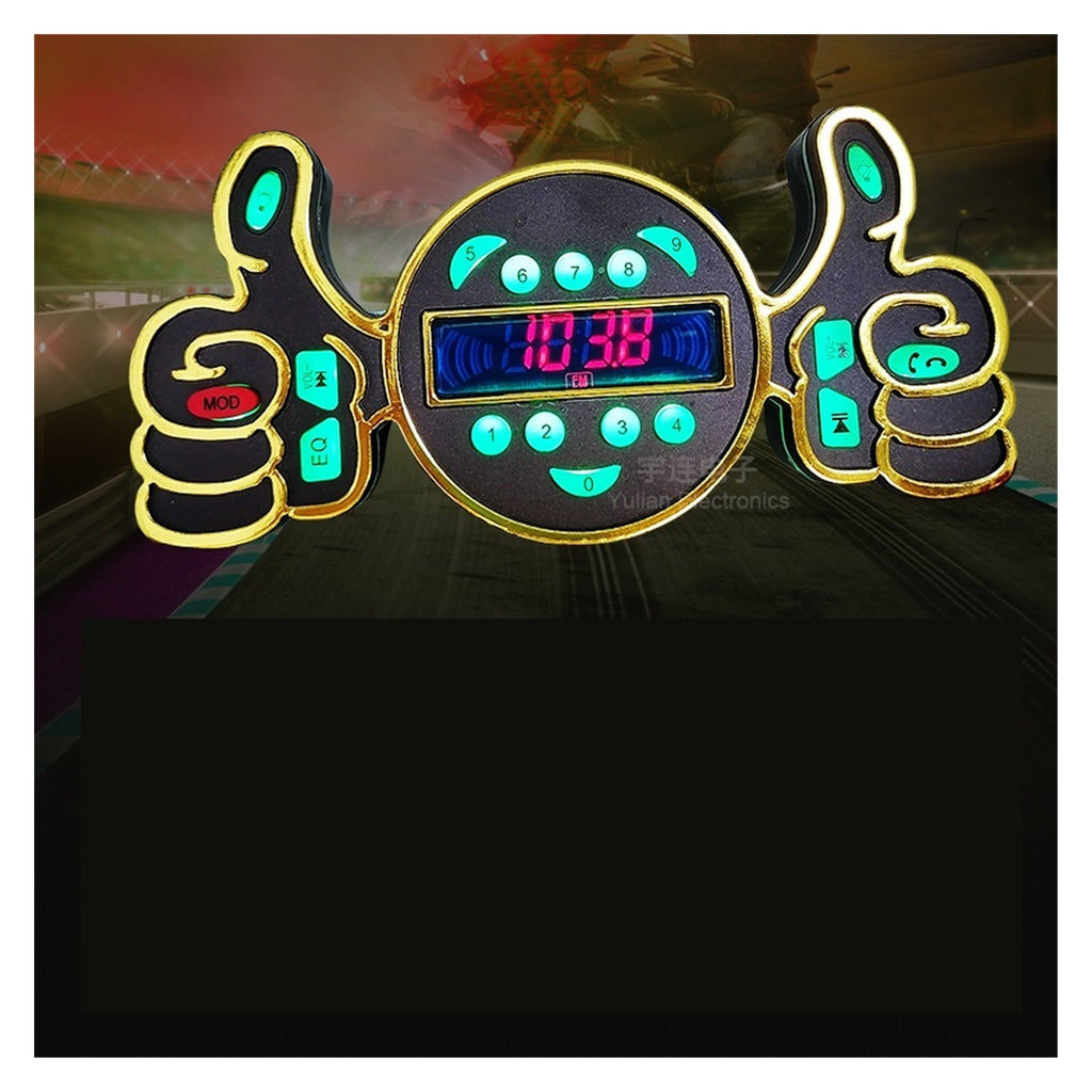Motorcycle Anti-theft Bluetooth USB Speaker With Colorful Lights Ho-st To Make Calls Motorcycle Anti-theft Au-dio ,Bike Audio