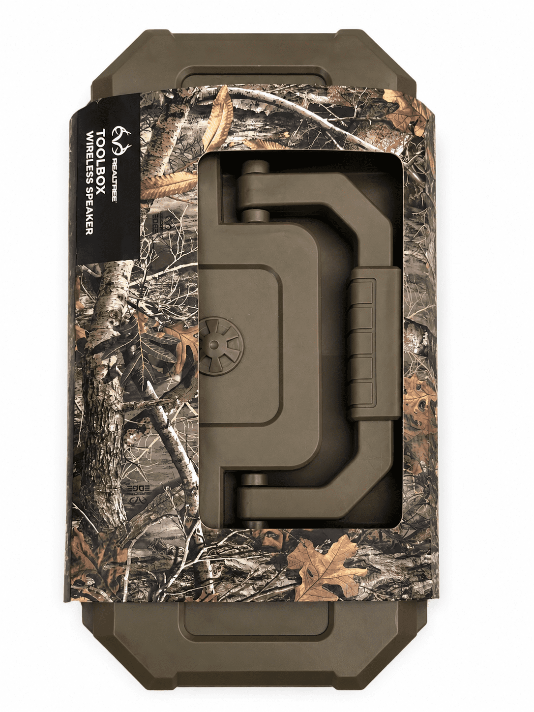 Realtree Toolbox Wireless Bluetooth Portable Speaker, Olive Brown