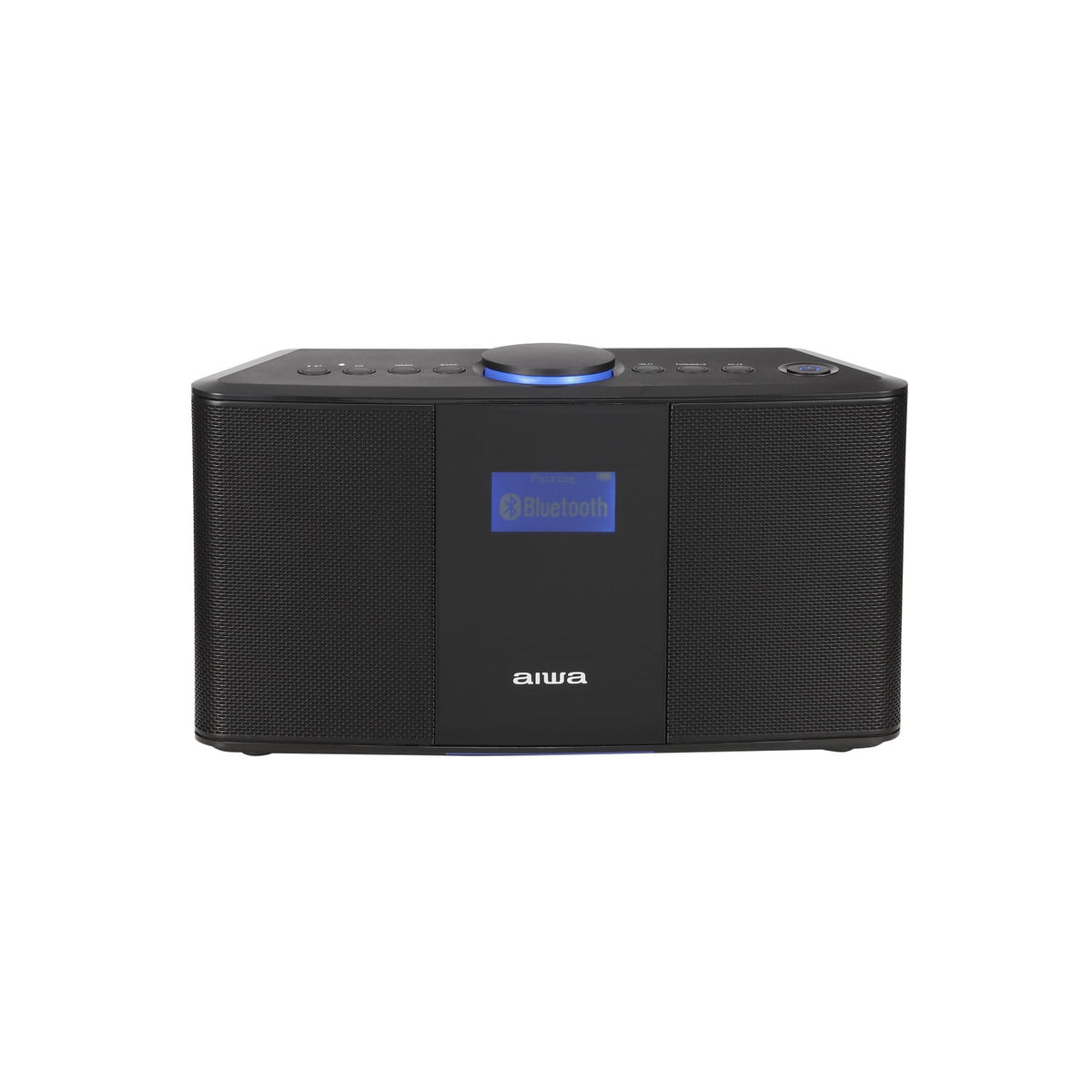 Aiwa Exos-5 Wireless Bluetooth Hi-Fi Home Speaker with FM Radio, Alarm Clock and Remote Control for Home Audio