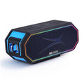 Altec Lansing HydraBlast 2.0 EverythingProof™ Bluetooth Speaker, IP67 Waterproof, 20H Battery, Qi Wireless & USB Charging, LED Lights, Party Sync, 100ft Range
