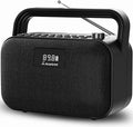 Avantree PowerByte - Portable Digital FM Radio with Powerful 30W Stereo Bluetooth Speakers & SD Card Player, 20hr Rechargeable Playtime, Extended Range, Wireless Loud Outdoor Speaker & U Disk Player