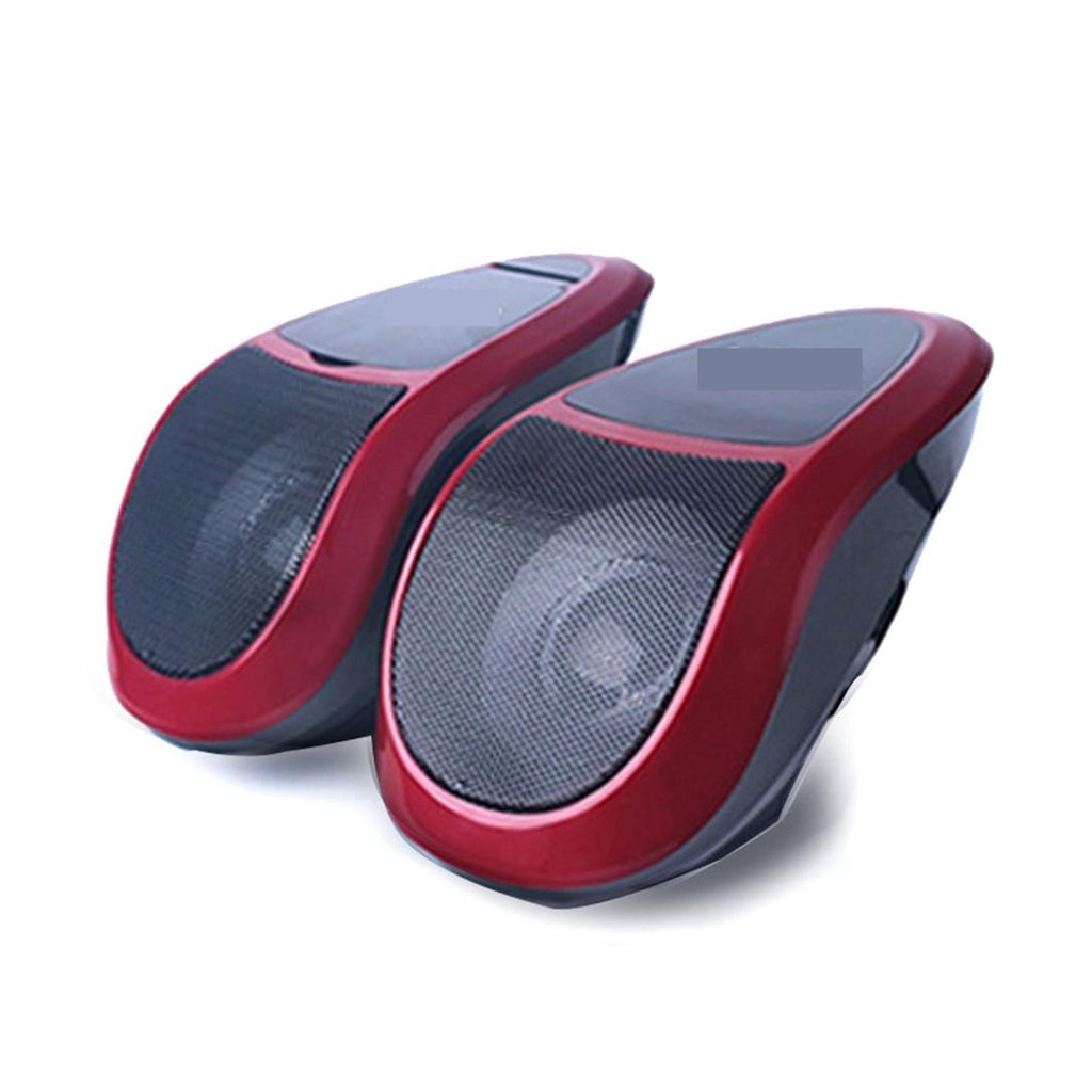 Blissphere Waterproof Motorcycle Bluetooth Speaker Set with LED Light and Mounting Clip