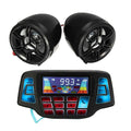 Bluetooth Motorcycle Studio Au-dio Sound System Speakers FM Radio MP3 Music Player Scooter ATV Remote Control Alarm Speaker ,Quality Sound