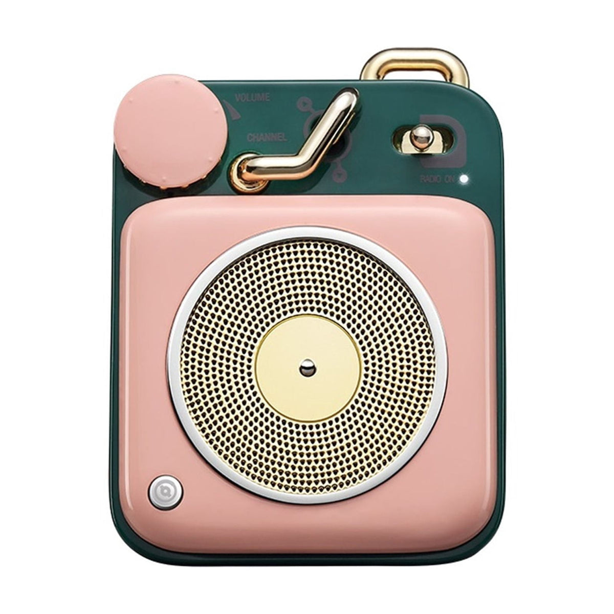 Button Mini Bluetooth Speaker Cute Creative Birthday Present Retro Gift Small Metal Art Wireless ,Bike Audio