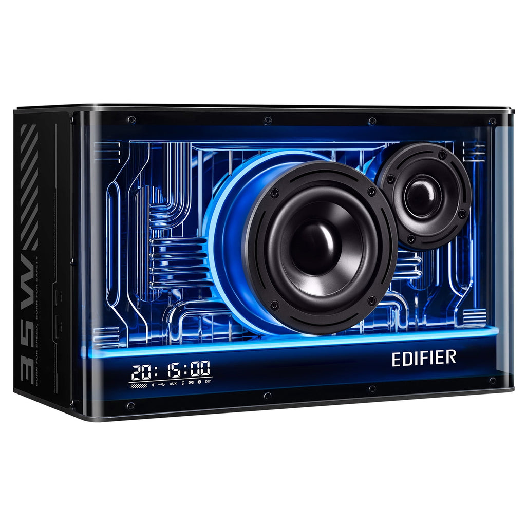 Edifier QD35 Bluetooth Tabletop Speaker 35 Watts High Res Audio (Black)