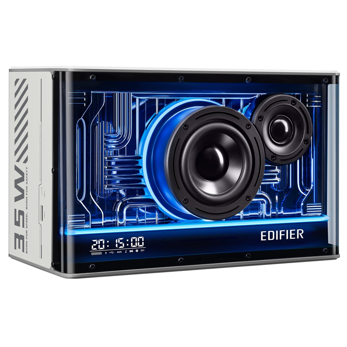 Edifier QD35 Bluetooth Tabletop Speaker 35 Watts High Res Audio (Black)