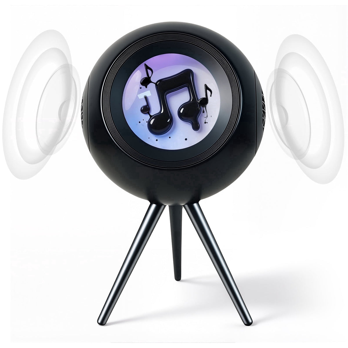 XRELIATECH Ferrofluid Speaker,30W High-Power Bluetooth Audio Visualizer Enhanced Bass&Crisp High, Dual Stereo&TWS Paired,Vibrant Ambient Colorlight