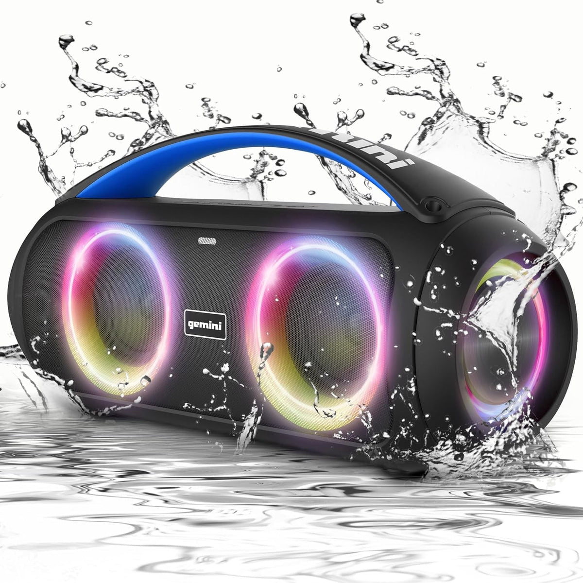 Gemini IPX5 Portable Bluetooth Speaker
