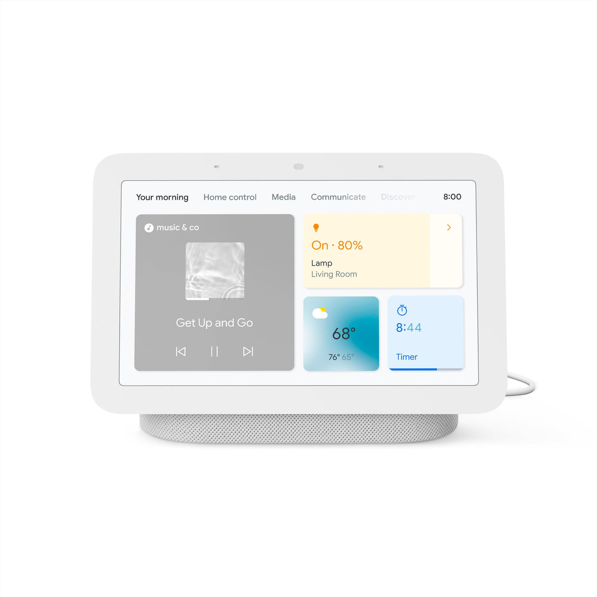 Google Nest Hub 2nd Gen - Smart Home Display with Google Assistant - Sand