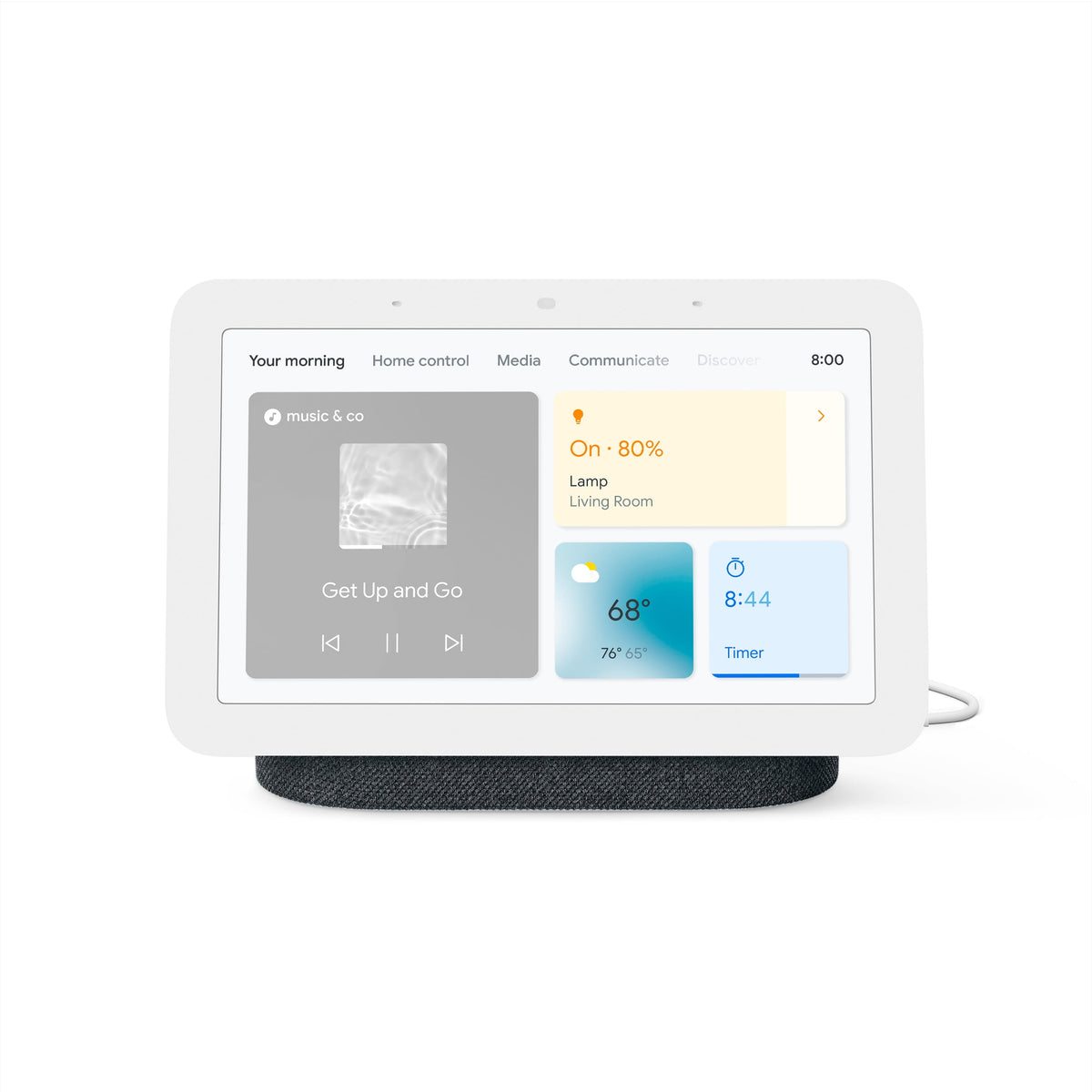 Google Nest Hub 2nd Gen - Smart Home Display with Google Assistant - Sand