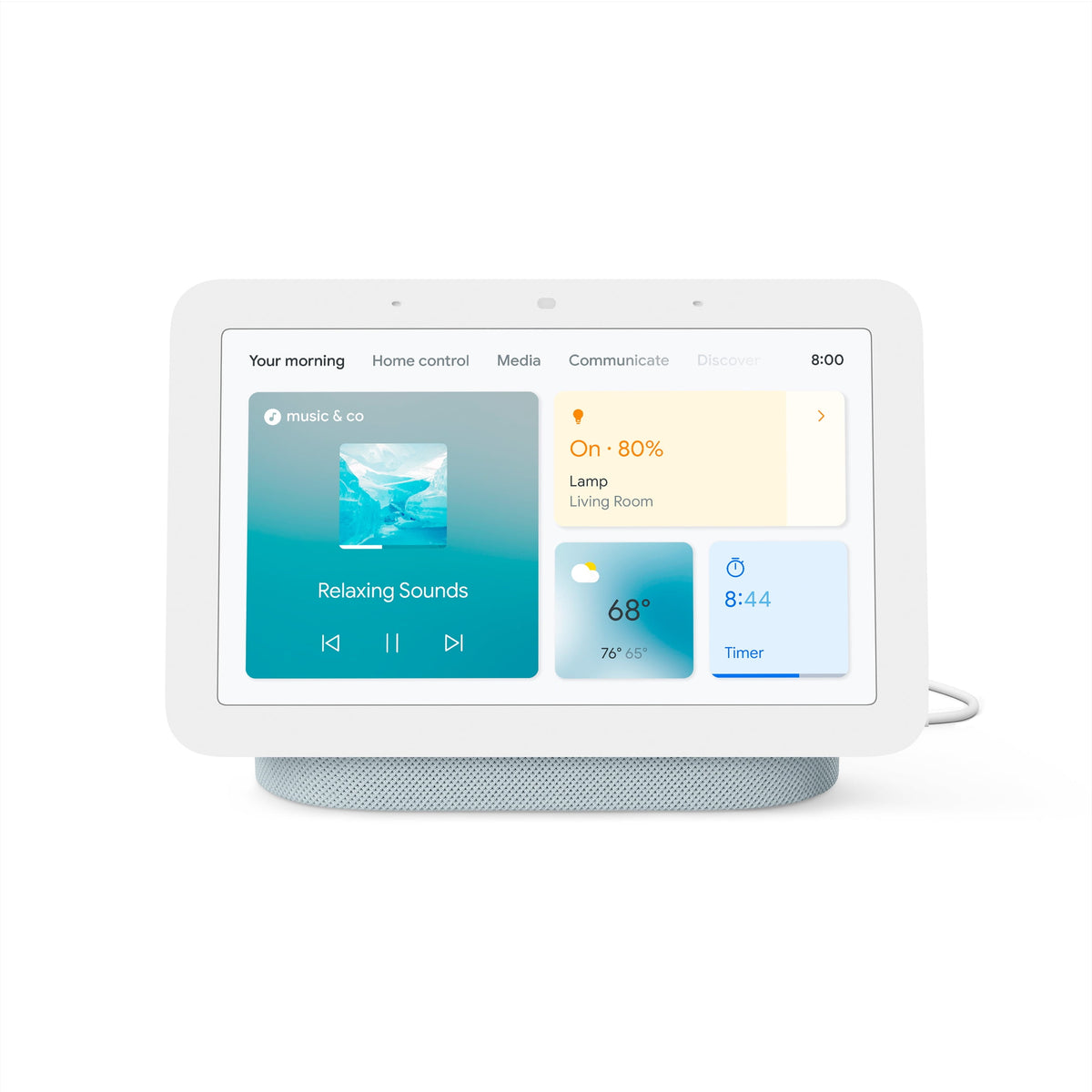 Google Nest Hub 2nd Gen - Smart Home Display with Google Assistant - Sand