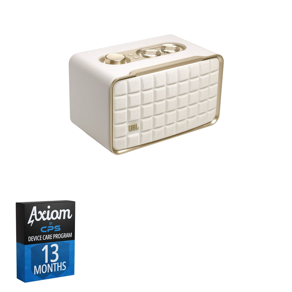 JBL Authentics 200 Bluetooth WiFi Speaker - White + 13-Month Axiom Care