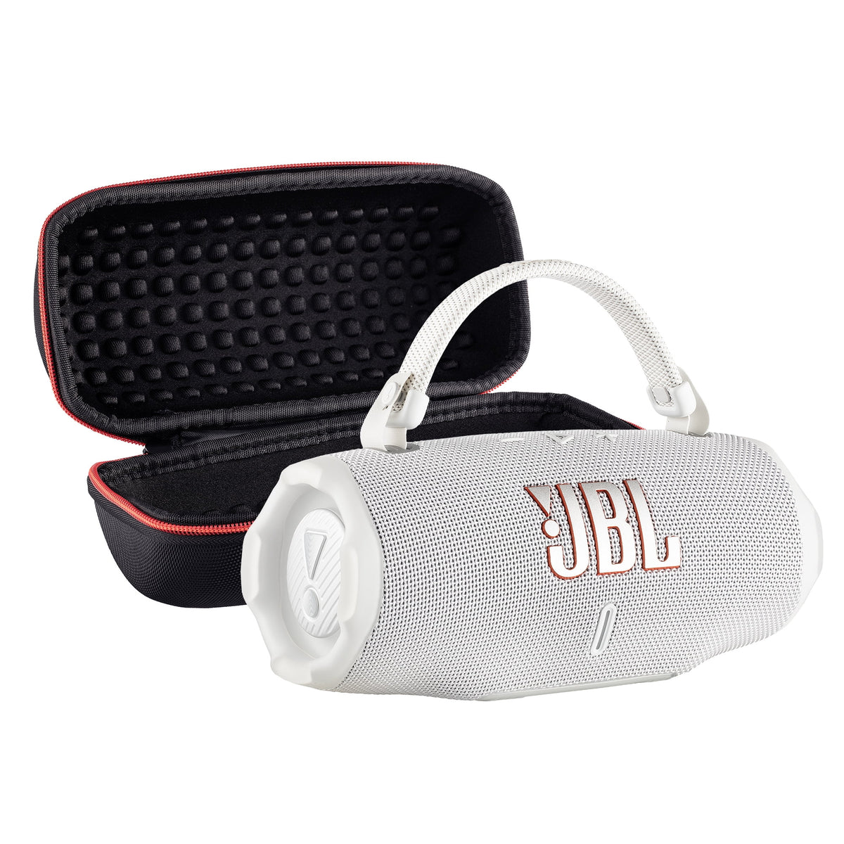 JBL Charge 6 Portable Bluetooth Speaker (Black), IP68 Waterproof/Dustproof, Built-In Power Bank, Long Battery Life Bundle with Travel Case (International Model)