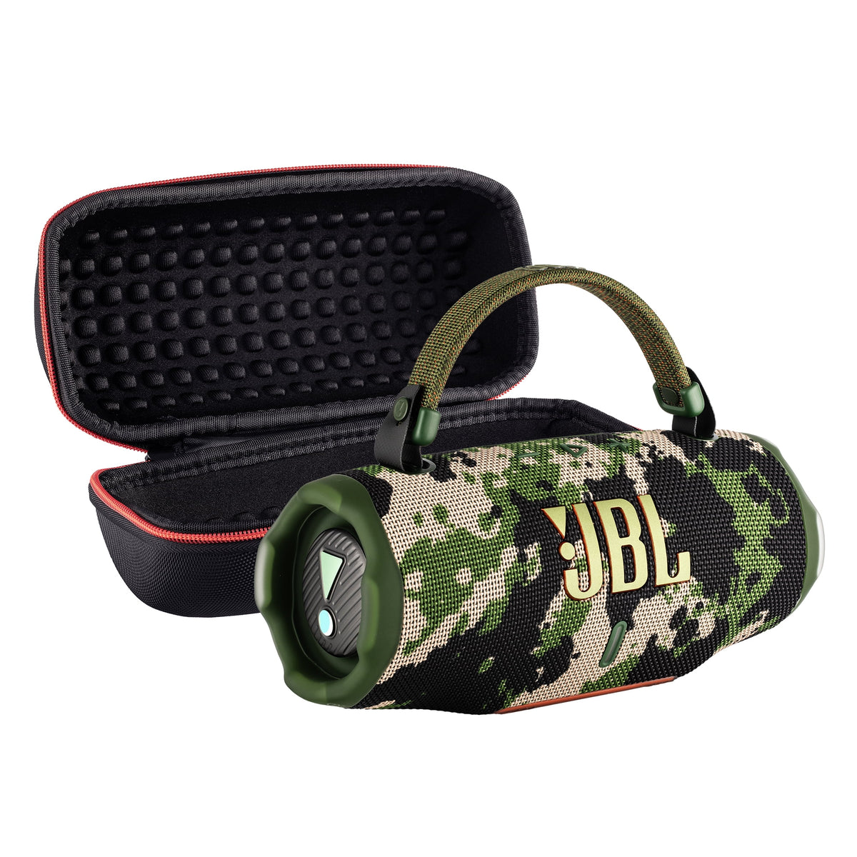 JBL Charge 6 Portable Bluetooth Speaker (Black), IP68 Waterproof/Dustproof, Built-In Power Bank, Long Battery Life Bundle with Travel Case (International Model)