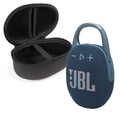 JBL Clip 5 Bluetooth Portable Speaker with Divvi! Protective Case Bundle, Blue, JBLCLIP5BLUAM_CLIP5-CASE