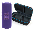 JBL FLIP 7 Bluetooth Speaker & divvi! Premium Hard Case Bundle - Purple