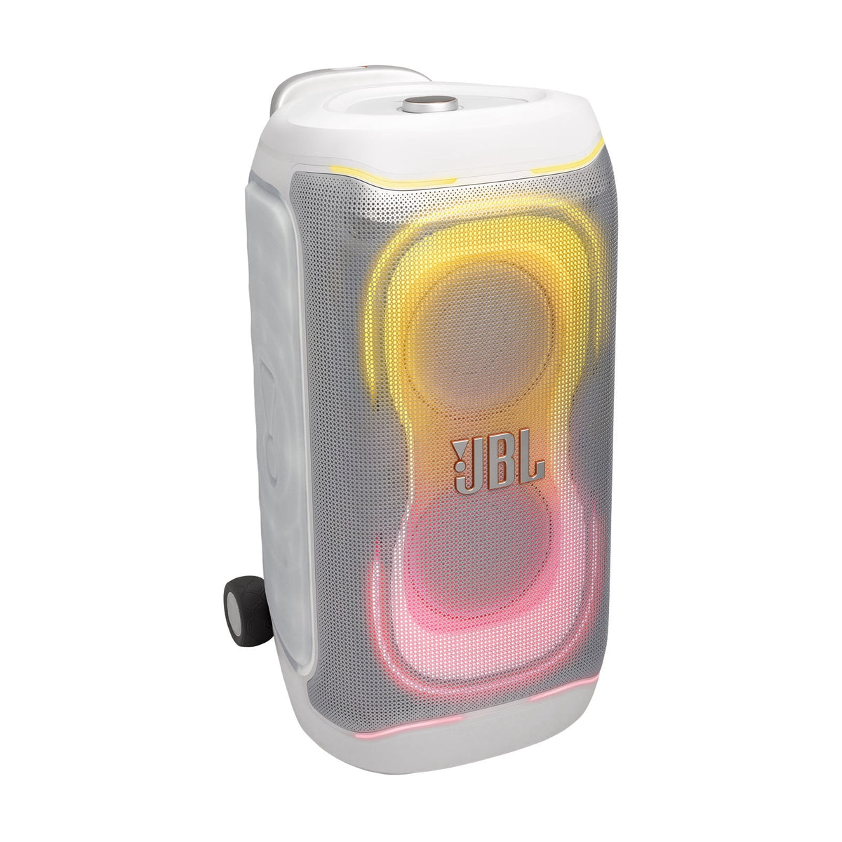 JBL PartyBox 330 - Portable party speaker with JBL legendary sound, futuristic lighting, a telescopic handle and wide wheels. - Black