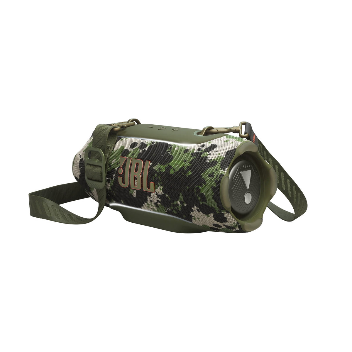 JBL Xtreme 5 - Portable waterproof speaker with massive legendary JBL sound, ambient edge lighting, and a convenient shoulder strap - Black