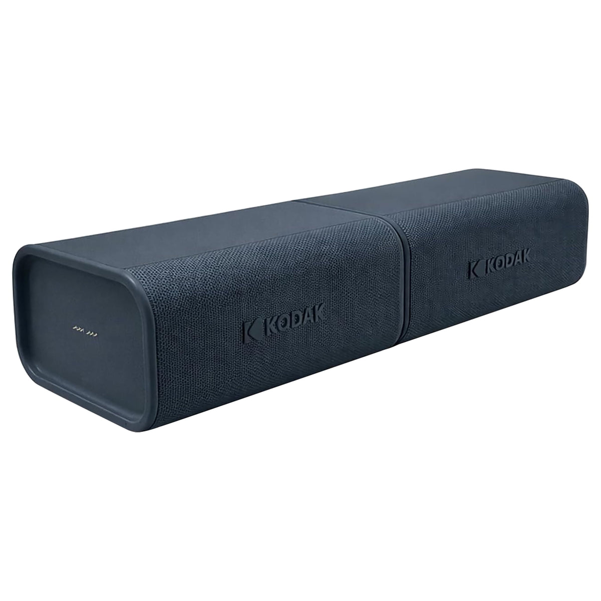 Kodak SoundBrix Plus 2-Piece Portable Rechargeable Bluetooth Speaker System, TWS, Magnetic Docking, IPX4, up to 5 Hours Play Time , Grooving Gray