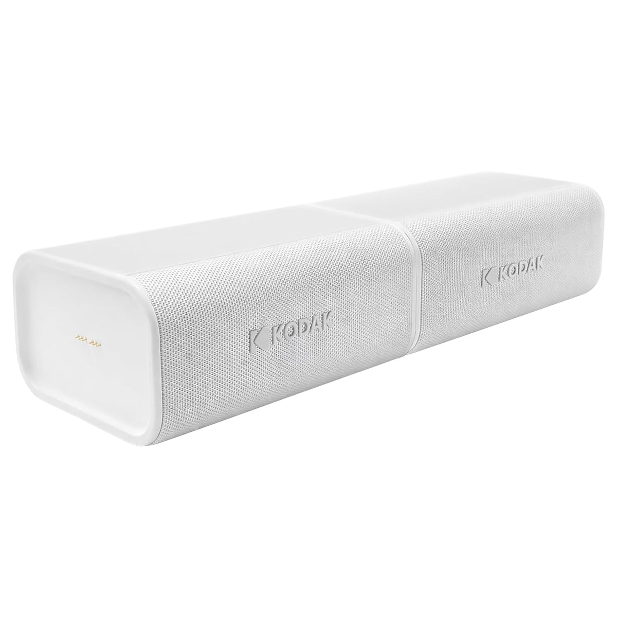 Kodak SoundBrix Plus 2-Piece Portable Rechargeable Bluetooth Speaker System, TWS, Magnetic Docking, IPX4, up to 5 Hours Play Time , Grooving Gray