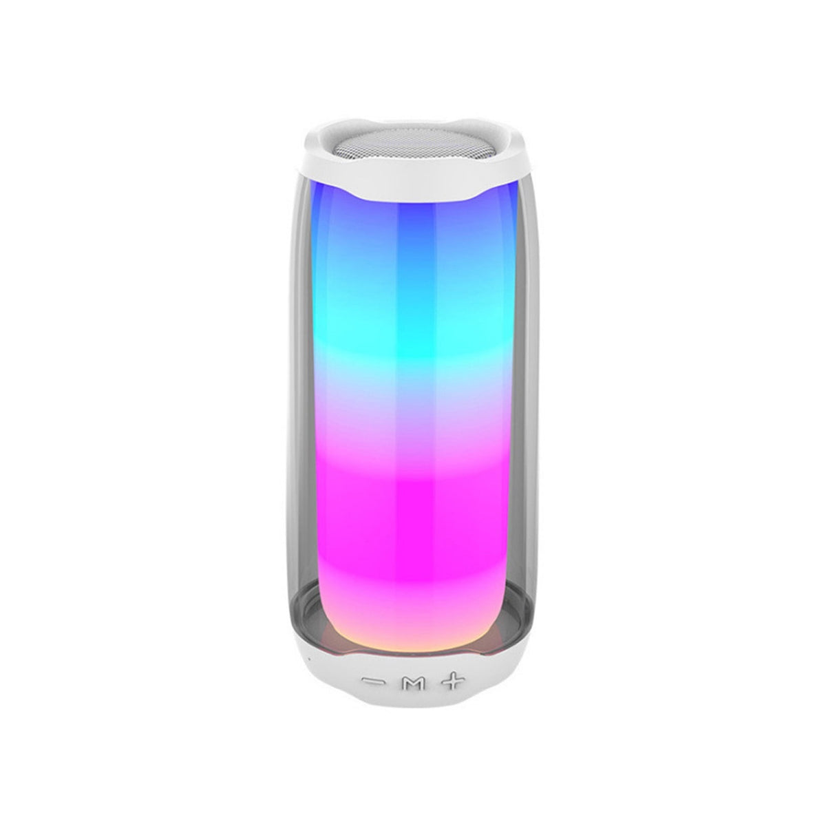 LED Light Speaker Portable Bluetooth Outdoor Loundspeaker Subwoofer FM Radio Sound Dazzling Lights Desktop Card Subwoofer ,Bike Audio