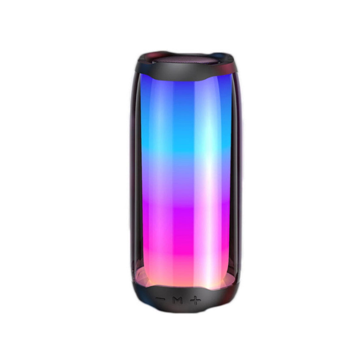 LED Light Speaker Portable Bluetooth Outdoor Loundspeaker Subwoofer FM Radio Sound Dazzling Lights Desktop Card Subwoofer ,Bike Audio