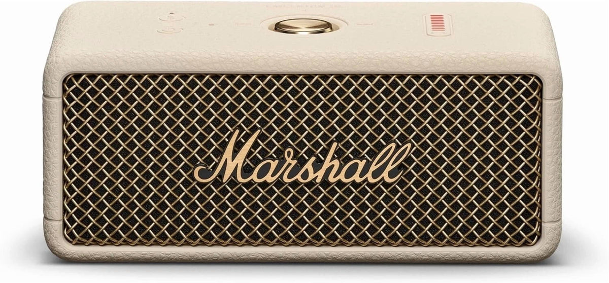 Marshall Emberton III Portable Water Resistant Bluetooth Speaker (Cream)